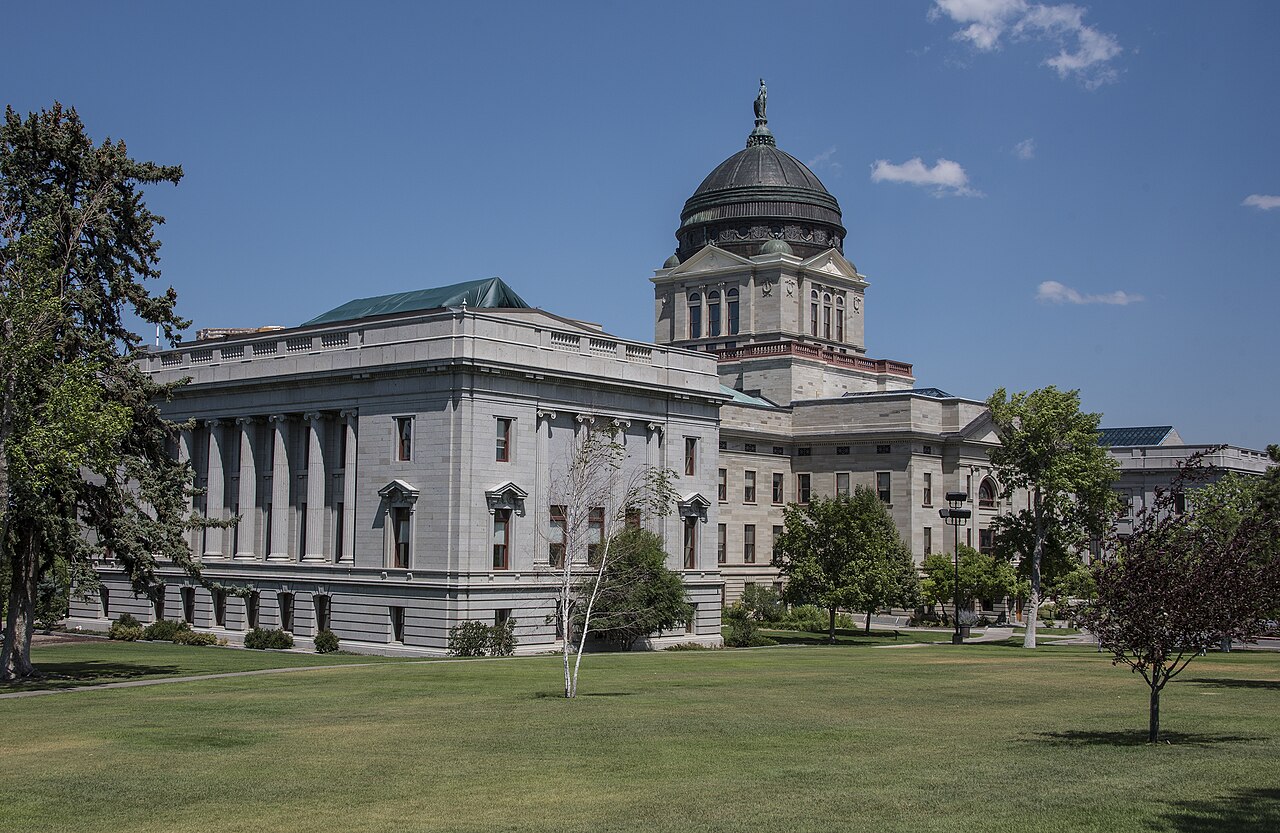 The Montana State Capitol building in Helena, Montana